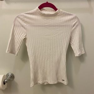 HOLLISTER Mock Turtleneck T Shirt